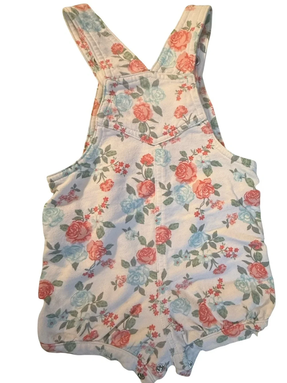 Carter's Cream and Pink Baby Hoodie Set with matching overalls